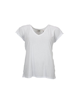 Nugga V-Neck T-Shirt 100 White